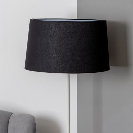 Brilagi - Lampadaire LED CERIA 1xE27/40W/230V Ø 45 cm noir/blanc