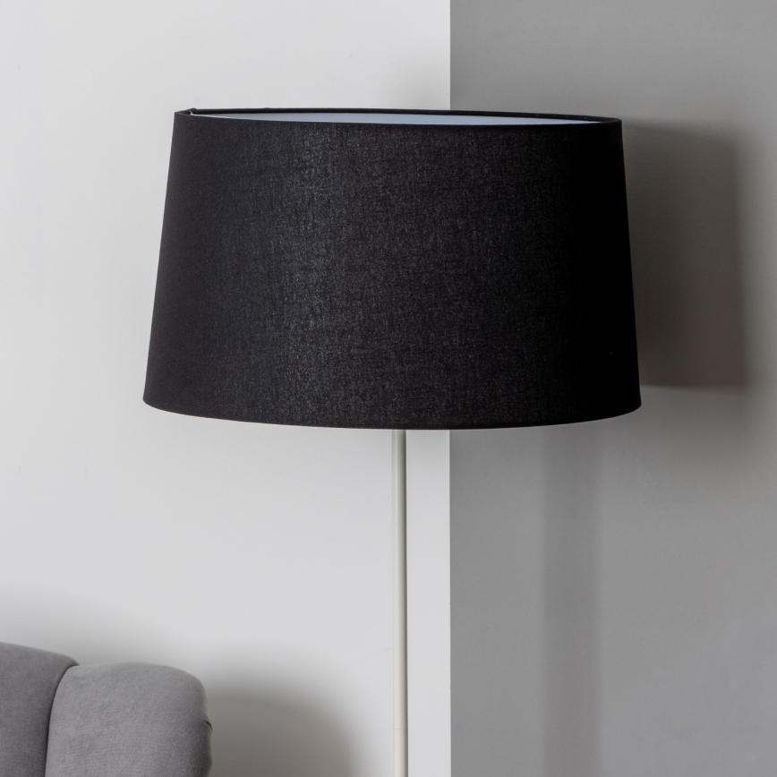 Brilagi - Lampadaire LED CERIA 1xE27/40W/230V Ø 45 cm noir/blanc