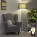 Brilagi - Lampadaire LED CERIA 1xE27/40W/230V, Ø 45 cm, vert/blanc