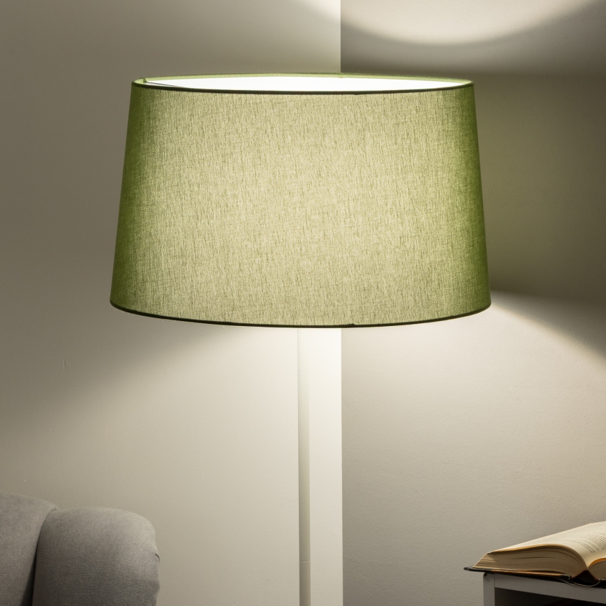 Brilagi - Lampadaire LED CERIA 1xE27/40W/230V, Ø 45 cm, vert/blanc