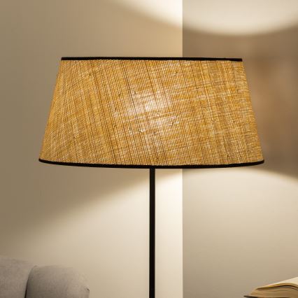 Brilagi - Lampadaire LED CERIA 1xE27/40W/230V Ø 50 cm beige/noir