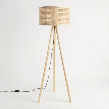 Brilagi - Lampadaire LED CERIA 1xE27/60W/230V Ø 40 cm beige