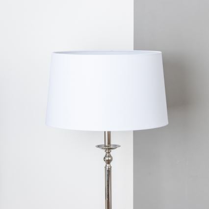 Brilagi - Lampadaire LED CERIA 1xE27/60W/230V Ø 45 cm chrome brillant/blanc