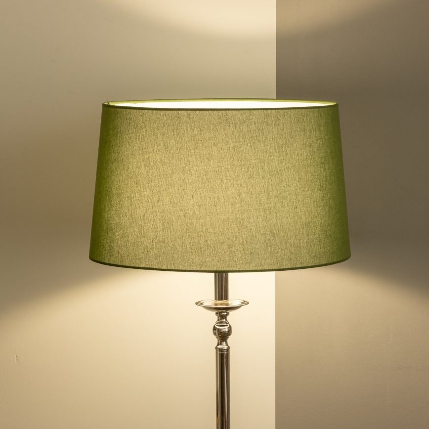 Brilagi - Lampadaire LED CERIA 1xE27/60W/230V Ø 45 cm chrome brillant/vert