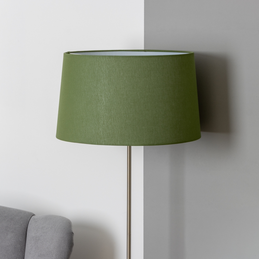 Brilagi - Lampadaire LED CERIA 1× E27/40W/230V, Ø 45 cm, vert / chrome mat