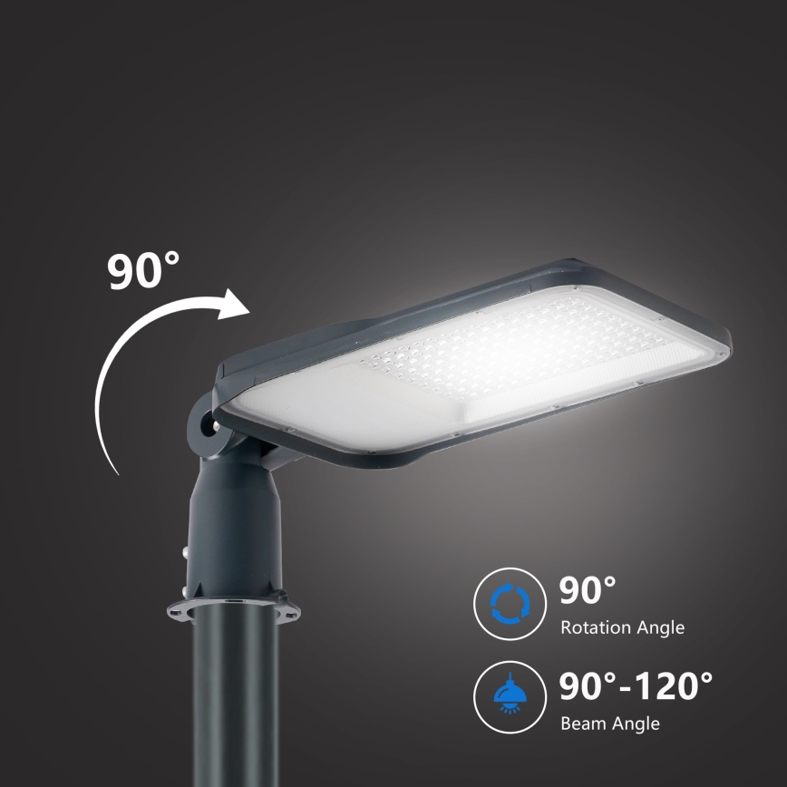Brilagi - Luminaire LED de voirie extérieur orientable URBANLIGHT LED/100W/230V anthracite IP65