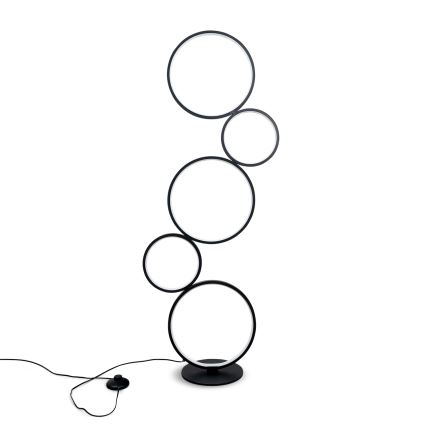 BRILAGI - lampadaire LED ECHO LED/36W/230V 4000K 110 cm noir