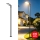 Brilagi - Lampadaire LED extérieur avec poteau et articulation de 4 m URBANLIGHT LED/100W/230V noir IP65