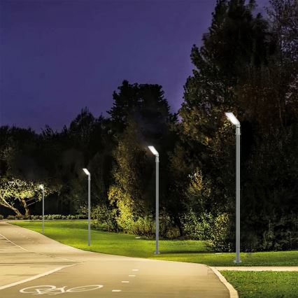 Brilagi - Lampadaire de rue LED extérieur avec mât articulé 3 m URBANLIGHT LED/50W/230V gris IP65