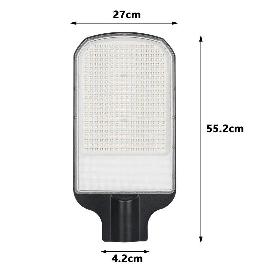 Brilagi - Lampadaire LED extérieur pour voirie URBANLIGHT LED/200W/230V noir IP65