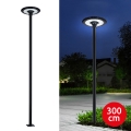 Brilagi - Lampadaire LED extérieur sur mât de 3 m URBANSPARK LED/120W/230V noir IP65