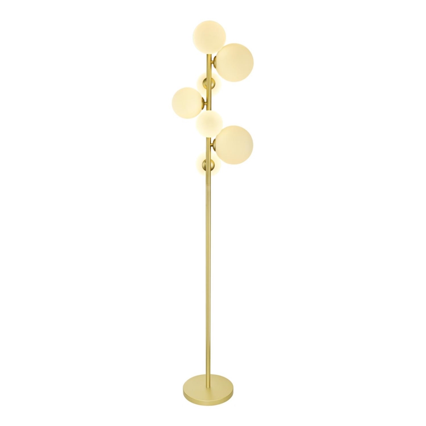 Brilagi - Lampadaire LED MILLA 7xG9/3W/230V doré/blanc