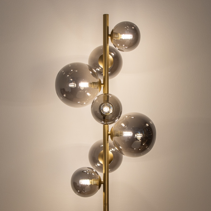BRILAGI - Lampadaire LED MILLA 7xG9/3W/230V doré/fumé