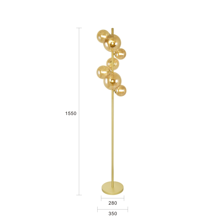 Brilagi - Lampadaire LED MILLA 7xG9/3W/230V doré