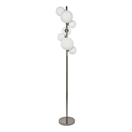 Brilagi - Lampadaire LED MILLA 7xG9/3W/230V noir chromé/blanc