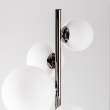 Brilagi - Lampadaire LED MILLA 7xG9/3W/230V noir chromé/blanc
