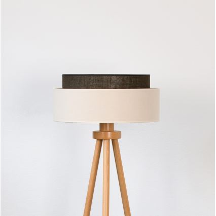 Brilagi - Lampadaire LED Style Boho 1xE27/15W/230V crème/marron