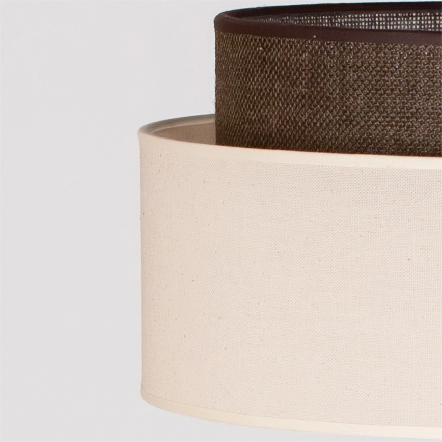 Brilagi - Lampadaire LED Style Boho 1xE27/15W/230V crème/marron