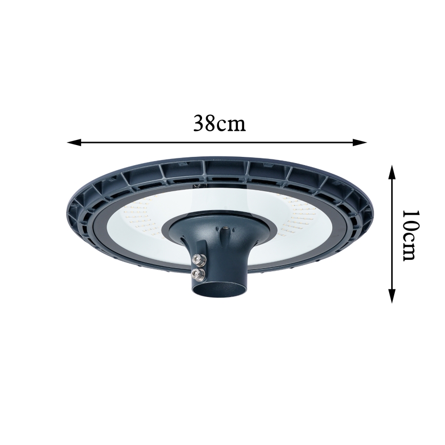 Brilagi - Lampadaire de voirie LED sur mât 3 m URBANSPARK LED/120W/230V anthracite IP65