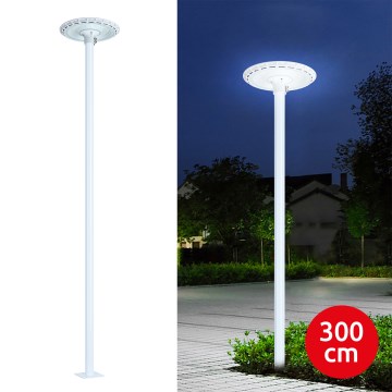 Brilagi - Lampadaire LED urbain d'extérieur avec poteau de 3 m URBANSPARK LED/120W/230V blanc IP65