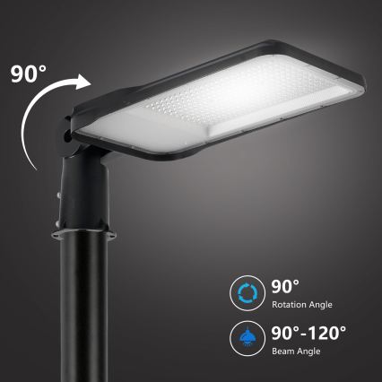 Brilagi - Lampadaire LED URBANLIGHT LED/200W/230V noir IP65