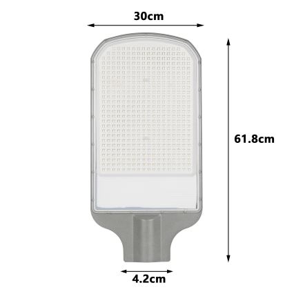Brilagi - Lampadaire LED URBANLIGHT LED/250W/230V gris IP65
