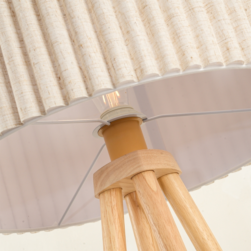 Brilagi - Lampadaire NORDIC WAVE 1xE27/15W/230V bois/lin