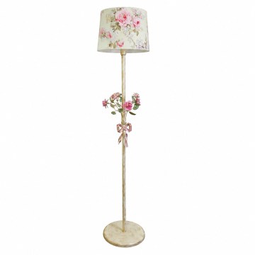 BRILAGI - Lampadaire ROMANCE 1xE27/60W/230V multicolore/beige/patine