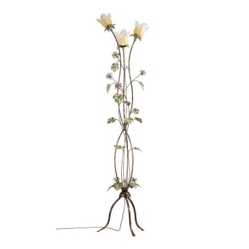 BRILAGI - Lampadaire ROSALIA 3xE14/40W/230V multicolore/bronze/patiné