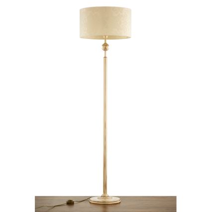 Brilagi - Lampadaire SAPHIRE 1xE27/15W/230V crème/doré/patiné