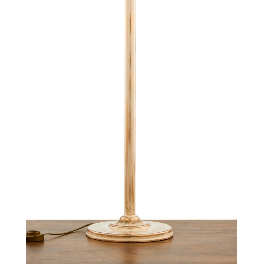 Brilagi - Lampadaire SAPHIRE 1xE27/15W/230V crème/doré/patiné