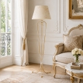 BRILAGI - Lampadaire SONIA 1xE27/15W/230V crème/patine