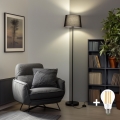 Brilagi - Lampadaire sur pied LED CERIA 1xE27/40W/230V Ø 30 cm noir