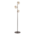 Brilagi - Lampadaire sur pied VULCANO 3xG9/8W/230V marron/beige fumé