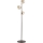Brilagi - Lampadaire sur pied VULCANO 3xG9/8W/230V marron/beige fumé