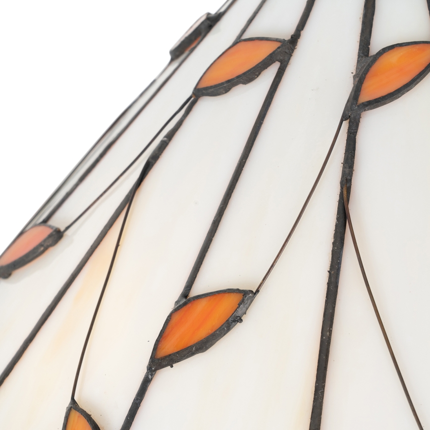 Brilagi - Lampadaire Tiffany en vitrail FOLIA 2xE27/60W/230V