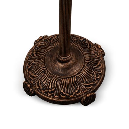Brilagi - Lampadaire Tiffany en vitrail JUNGLE 2xE27/60W/230V