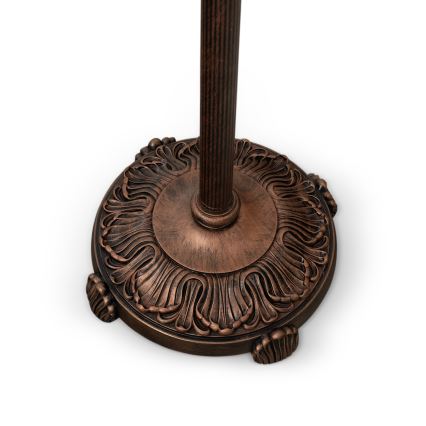 Brilagi - Lampadaire Tiffany en vitrail MIRABELLA 2xE27/60W/230V