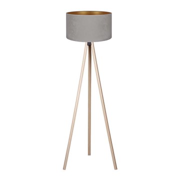 Brilagi - Lampadaire VELVET 1xE27/60W/230V beige/gris
