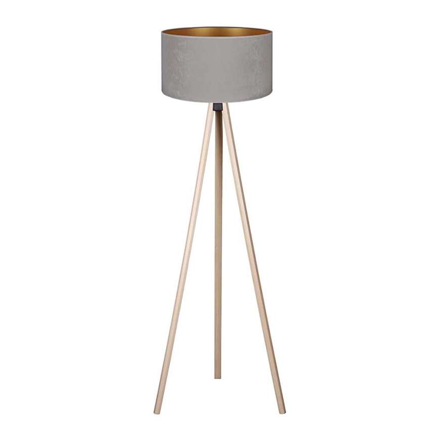 Brilagi - Lampadaire VELVET 1xE27/60W/230V beige/gris