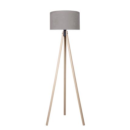 Brilagi - Lampadaire VELVET 1xE27/60W/230V beige/gris