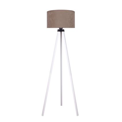 Brilagi - Lampadaire VELVET 1xE27/60W/230V blanc/beige