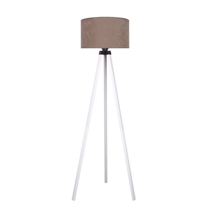 Brilagi - Lampadaire VELVET 1xE27/60W/230V blanc/beige