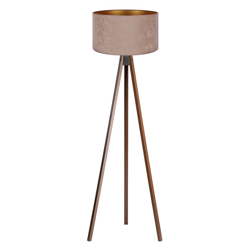 Brilagi - Lampadaire VELVET 1xE27/60W/230V wenge/beige