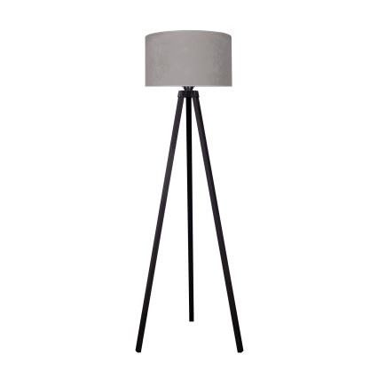 Brilagi - Lampadaire VELVET 1xE27/60W/230V wengé/gris