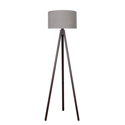 Brilagi - Lampadaire VELVET 1xE27/60W/230V wenge/gris