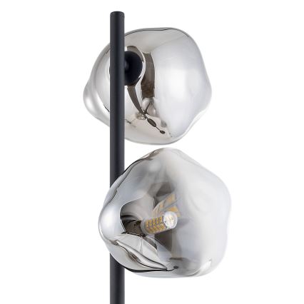 Brilagi - Lampadaire VULCANO 3xG9/8W/230V noir/noir fumé