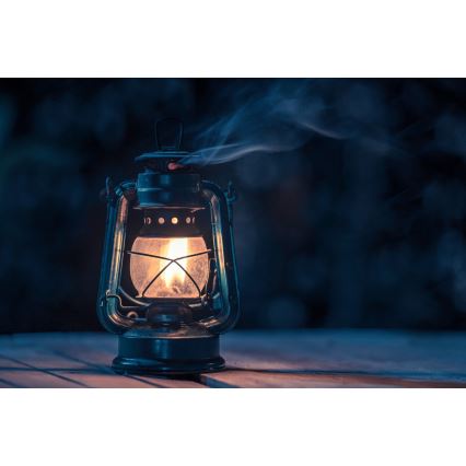 Brilagi - Lampe à huile LANTERN 24,5 cm bleu foncé