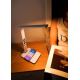 Brilagi - Lampe à intensité variable avec charge sans fil QI et USB REGINA LED/8,5W/230V blanche