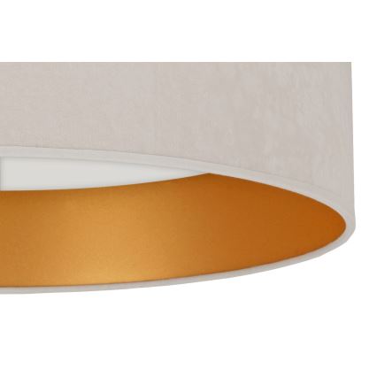 Brilagi - Plafonnier à intensité variable VELVET SMART LED/36W/230V d. 55 cm 2700-6500K Wi-Fi Tuya crème/doré + Télécommande